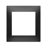 Simon 54 Premium WMDZ-0110xx-049 Ramka 1-krotna PREMIUM IP20 / IP44; czarny