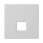 Simon Connect TSC-50000185-030 Płytka S500, 1x RJ bez osłon uniwersalna; czysta biel