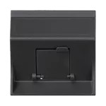 Simon Connect TSC-50000081-038 Płytka S500, 1x RJ z osłoną skośna; do adapterów MD; szary grafit