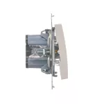 Simon 54 WMDL-080x2x-011 Przycisk „światło” (moduł) 16AX, 250V~, zaciski śrubowe; biały