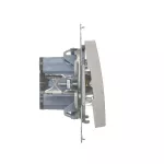 Simon 54 WMDL-080x2x-043 Przycisk „światło” (moduł) 16AX, 250V~, zaciski śrubowe; srebrny mat