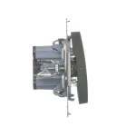 Simon 54 WMDL-080x2x-048 Przycisk „światło” (moduł) 16AX, 250V~, zaciski śrubowe; antracyt