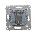 Simon 54 WMDL-081x2x-011 Przycisk „światło” z podświetleniem LED (moduł) 16AX, 250V~, zaciski śrubowe; biały