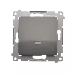 Simon 54 WMDL-081x2x-048 Przycisk „światło” z podświetleniem LED (moduł) 16AX, 250V~, zaciski śrubowe; antracyt