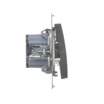 Simon 54 WMDL-081x2x-048 Przycisk „światło” z podświetleniem LED (moduł) 16AX, 250V~, zaciski śrubowe; antracyt