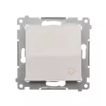 Simon 54 WMDL-090x2x-011 Przycisk „dzwonek” (moduł) 16AX, 250V~, zaciski śrubowe; biały