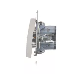 Simon 54 WMDL-090x2x-011 Przycisk „dzwonek” (moduł) 16AX, 250V~, zaciski śrubowe; biały