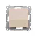 Simon 54 WMDL-090x2x-041 Przycisk „dzwonek” (moduł) 16AX, 250V~, zaciski śrubowe; kremowy