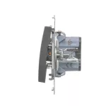 Simon 54 WMDL-090x2x-048 Przycisk „dzwonek” (moduł) 16AX, 250V~, zaciski śrubowe; antracyt