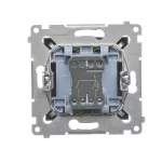 Simon 54 WMDL-551x2x-046 Łącznik świecznikowy z podświetleniem LED i do wersji IP44 (moduł) 16AX, 250V~, zaciski śrubowe; brąz mat Posiada wkładkę DU1W