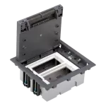 Simon Connect TSC-52050002-035 Puszka podłogowa S500 2-modułowa, 4x K45, gł. 70mm; szary