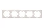 Simon Basic Neos WMYZ-04520N-1013 Ramka 5-krotna NEOS – uniwersalna poziom i pion; biały