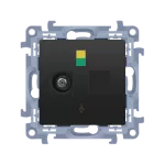 Simon 10 WC-GEK1xxx-01-49xx Gniazdo ekwipotencjalne pojedyncze (moduł); czarny