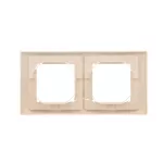 Simon Basic Neos WMYZ-04221N-9013 Ramka 2-krotna NEOS do wersji bryzgoszczelnej IP44 z kompletem uszczelek; beż