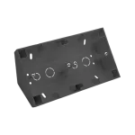 Simon 55 WMTP-NR2xxxxx-116 Puszka natynkowa narożna 2-krotna do ramek LINE/DUO; Grafitowy mat