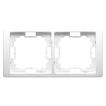 Simon Basic Neos WMYZ-04220N-1013 Ramka 2-krotna NEOS – uniwersalna poziom i pion; biały