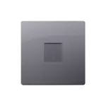 Simon Basic WMUZ-611xxx-4012 Zaślepka ramki – mocowanie na zatrzask do ramki; srebrny mat Do modułów wewnętrznych w ramkach wielokrotnych