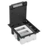 Simon Connect TSC-52050103-038 Puszka podłogowa S500 3-modułowa, 6x K45, gł. 93mm; szary grafit