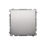 Simon Basic WMUL-0P0xxx-4011 Przycisk pojedynczy zwierny bez piktogramu (moduł) 10AX, 250V~, szybkozłącza; srebrny mat