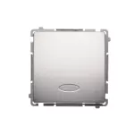 Simon Basic WMUL-081xxx-4011 Przycisk światło z podświetleniem LED (moduł) 10AX, 250V~, szybkozłącza; srebrny mat