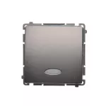 Simon Basic WMUL-071xxx-4011 Łącznik krzyżowy z podświetleniem LED (moduł) 10AX, 250V~, szybkozłącza; srebrny mat