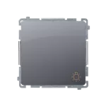 Simon Basic WMUL-080x2x-4011 Przycisk światło (moduł) 16AX, 250V~, zaciski śrubowe; srebrny mat