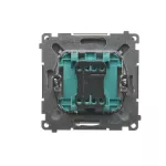 Simon Basic WMUL-080x2x-4011 Przycisk światło (moduł) 16AX, 250V~, zaciski śrubowe; srebrny mat