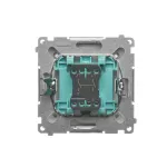 Simon Basic WMUL-020x2x-4011 Łącznik dwubiegunowy (moduł) 16AX, 250V~, zaciski śrubowe; srebrny mat