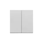 Simon 55 WMDL-K8x3xx-143 Klawisz podwójny do: SW6/2WM, SW7/2M; Aluminium mat