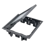 Simon Connect WSC-FB34012-1 Puszka podłogowa 12x K45 lub 6x SIMON500, z pokrywą 12mm; szary