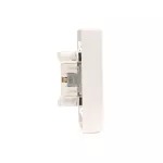 Simon 54 WMEW-12211C-101 Gniazdo podwójne Schuko podtynkowe z przesłonami torów prądowych wersja skandynawska 16A, 250V~, szybkozłącza; biały