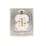 Simon 54 WMEW-12211C-101 Gniazdo podwójne Schuko podtynkowe z przesłonami torów prądowych wersja skandynawska 16A, 250V~, szybkozłącza; biały