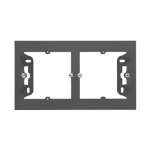 Simon 55 WMDZ-203xxx-116 Puszka natynkowa 2-krotna do ramek LINE/DUO. Wyokość: 40mm; Grafitowy mat