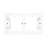 Simon 55 WMDZ-203xxx-111 Puszka natynkowa 2-krotna do ramek LINE/DUO. Wyokość: 40mm; Biały mat