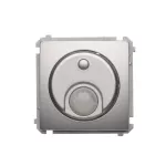 Simon Basic WMUR-020xxP-4011 Łącznik z czujnikiem ruchu z przekaźnikiem z zabezpieczeniem (moduł) 8(2) A, 230V~; srebrny mat Wymagana instalacja 3-przewodowa