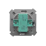 Simon Basic WMUL-060x2x-4011 Łącznik schodowy (moduł) 16AX, 250V~, zaciski śrubowe; srebrny mat