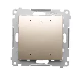 Simon 54 WMDC-011NxP-044 Lokalny sterownik roletowy z automatyczną kalibracją i programowalną pozycją ulubioną; złoty mat