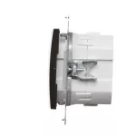 Simon 54 WMDC-011NxP-046 Lokalny sterownik roletowy z automatyczną kalibracją i programowalną pozycją ulubioną; brąz mat