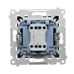 Simon 54 WMDL-0PR3xx-049 Przycisk pojedynczy rozwierny bez piktogramu (moduł) 10AX, 250V~, szybkozłącza; czarny