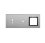 Simon 54 Touch WMDZ-01171S-072 Panel dotykowy S54 Touch, 3 moduły, 2 pola dotykowe pionowe + 1 pola dotykowe + 1 otwór na osprzęt S54, burzowa chmura