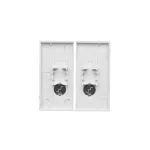 Simon 55 WMDL-K8x5xx-114 Klawisz podwójny z oczkami do: SW6/2L2M; Jasnoszary mat