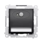 Simon 54 WMDO-SCB141-049 Oprawa oświetleniowa LED z czujnikiem ruchu , 14 V DC, 0.78 W, białe neutralne 4000K; czarny !Wymagany zasilacz 14V