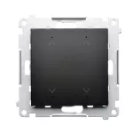 Simon 54 WMDC-008N5P-049 Łącznik/Przycisk roletowy podwójny elektroniczny (moduł) 230 V; czarny