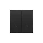 Simon 55 WMDL-K8x4xx-149 Klawisz podwójny z piktogramami "schody" do: SW6/2WM; Czarny mat