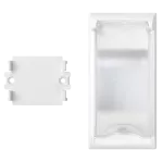 Simon Connect TSC-50010074-030 Płytka S500 z pokrywą do aparatury modułowej 2-pol.; do puszek podłogowych; czysta biel