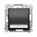 Simon 54 WMDO-S14Bx1-049 Oprawa oświetleniowa LED, 14 V DC, 0.56 W, białe neutralne 4000K; czarny !Wymagany zasilacz 14V