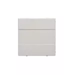 Simon 55 WMDZ-612xxx-143 Zaślepka ramki bez mostka – mocowanie tylko na zatrzask do ramki; Aluminium mat