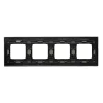 Simon 54 Nature WMDZ-0140xS-098 Ramka 4-krotna Nature-Beton, CZARNY CHARAKTER, IP20/IP44 (IP44-należy zastosować uszczelkę ramki DUN4)