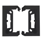 Simon 10 WC-SCxxxxxxx-49xx Puszka natynkowa pojedyncza, składana. Głębokość 40 mm; czarny