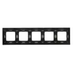 Simon 54 Nature WMDZ-0150xS-098 Ramka 5-krotna Nature-Beton, CZARNY CHARAKTER, IP20/IP44 (IP44-należy zastosować uszczelkę ramki DUN5)